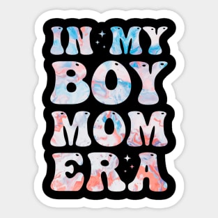 In My Boy Mom Era Colorful Boy Mom Sticker